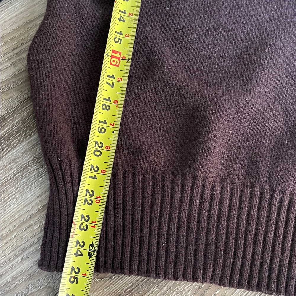 Frankie Shop Brown Sleeveless Turtleneck Sweater Size: M - Picture 10 of 10